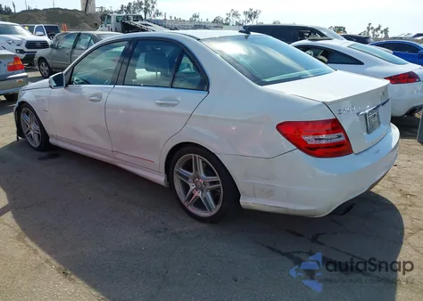 2012 Mercedes-Benz C 250 Luxury/Sport from USA, damaged, VIN WDDGF4HB1CA725623